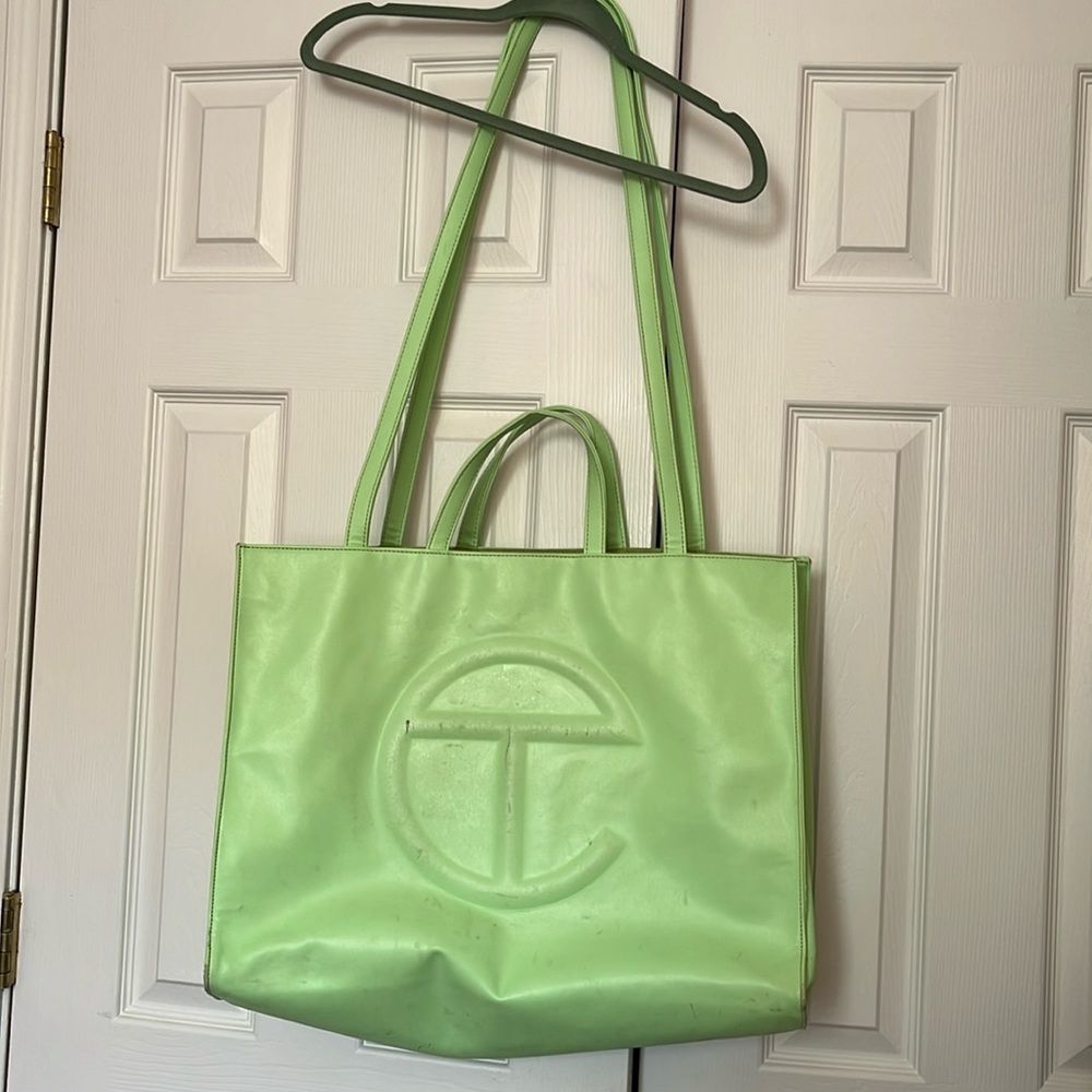 Double mint large Telfar bag